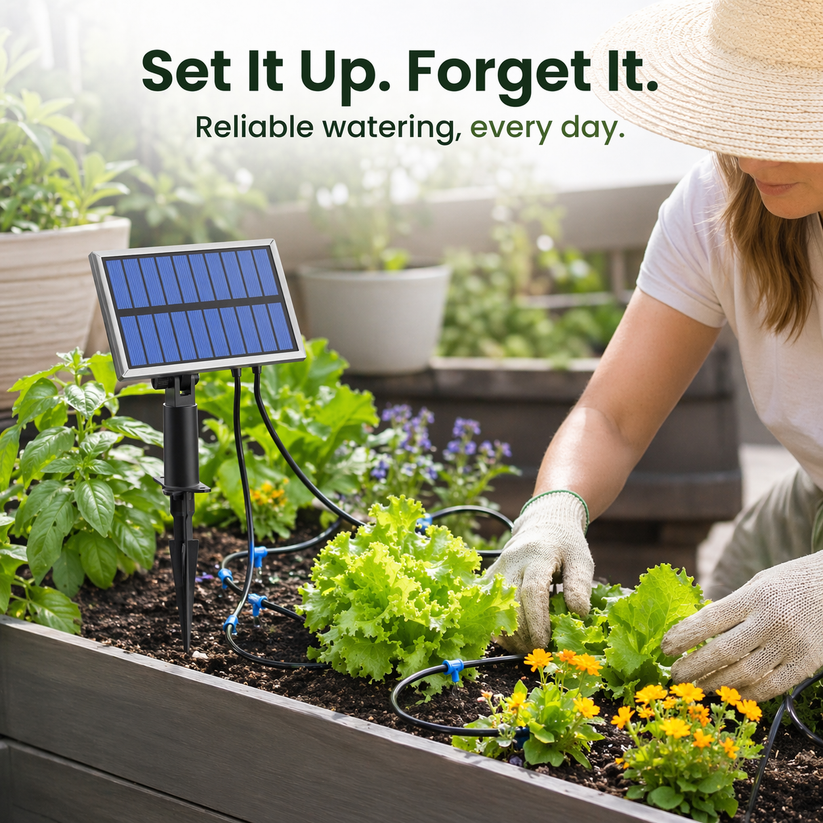 Bloomly Solar Drip Watering Kit