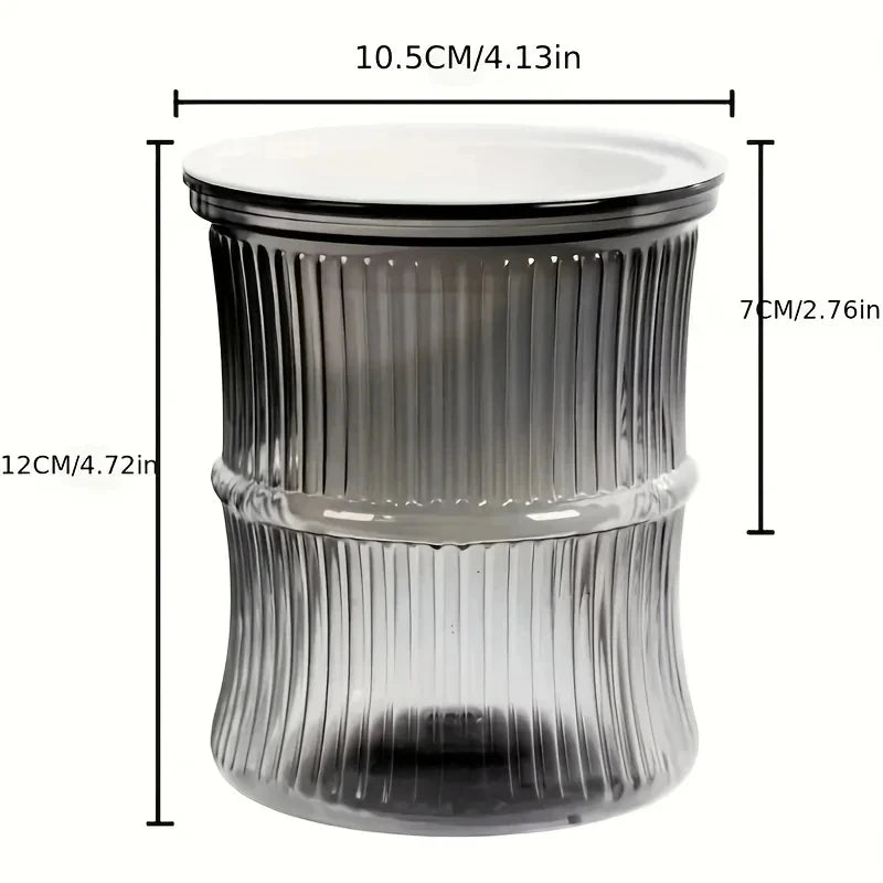 Two-Layer Planter with Clear Reservoir, 4.1 in