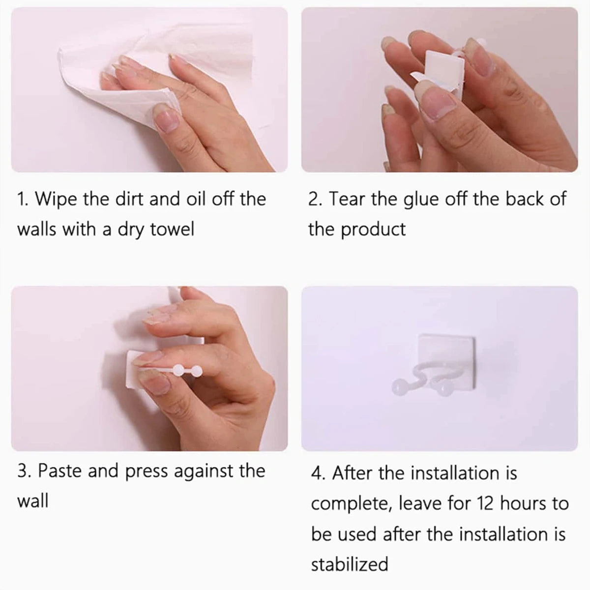 Self-Adhesive Wall Clips for Climbing Plants