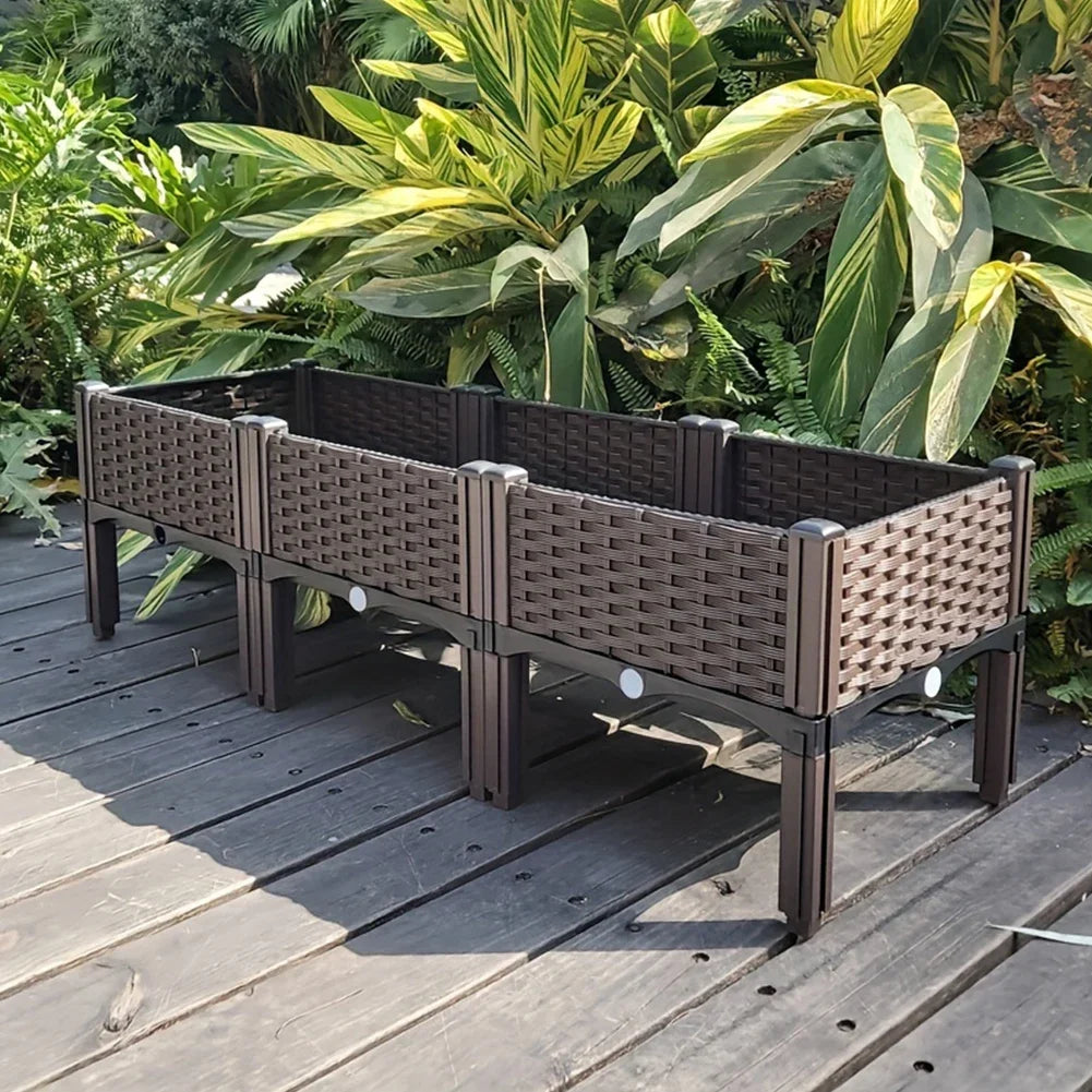 Modular Raised Garden Bed with Legs, 47 in