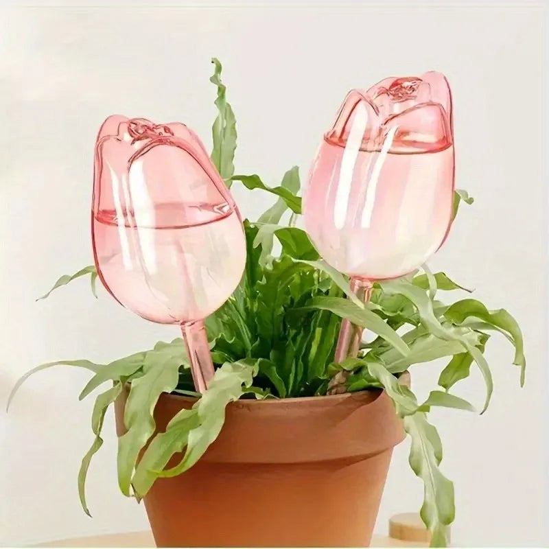 Tulip Watering Globes for Potted Plants