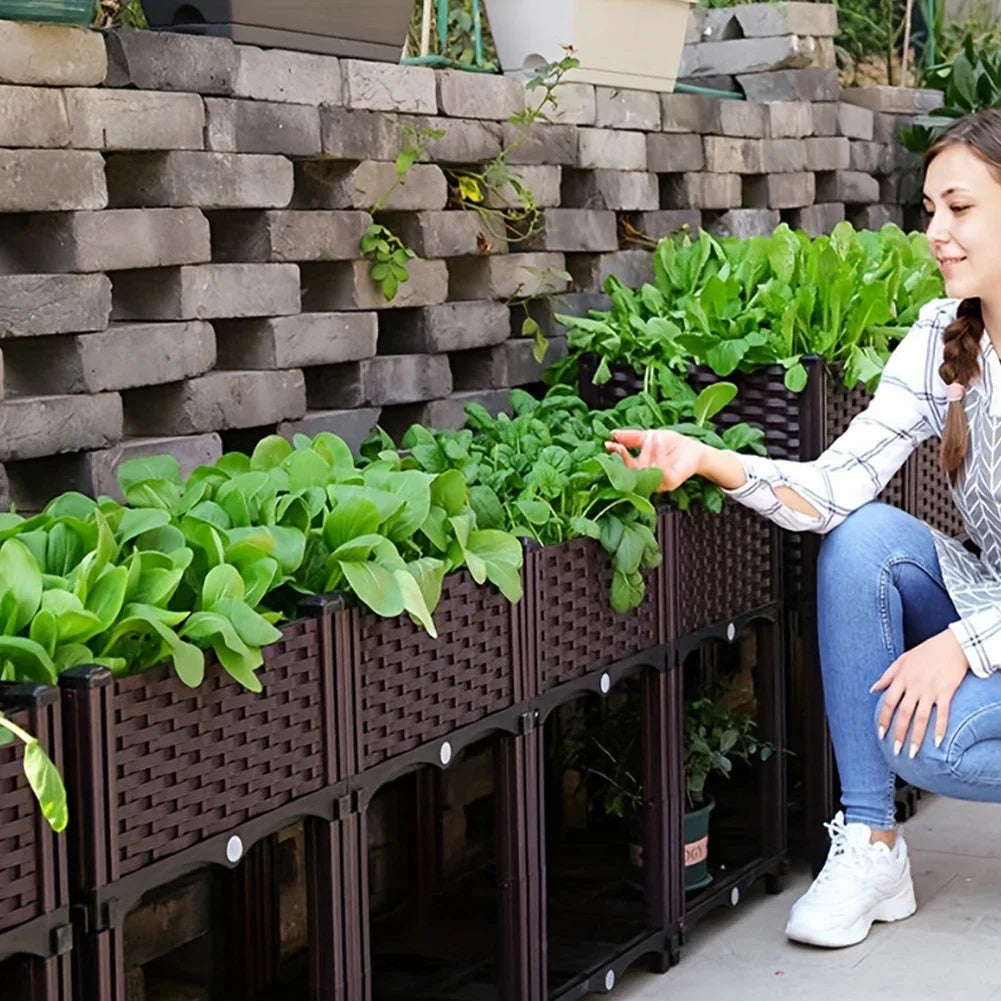 Modular Raised Garden Bed with Legs, 47 in