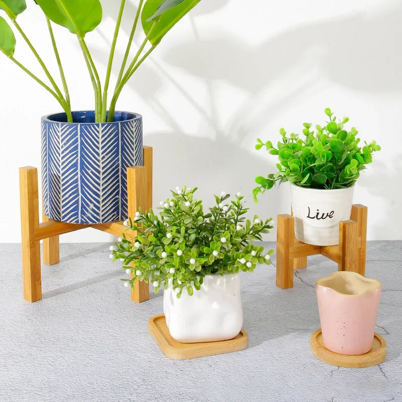 Bamboo Plant Stand, 3 Sizes